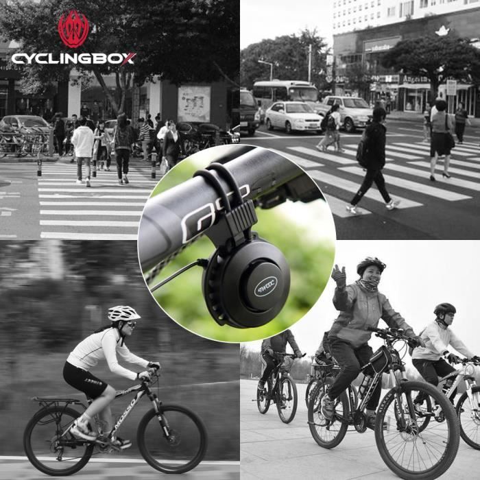 Sonnette de vélo - Invisible - Rechargeable USB - 120 dB - Étanche