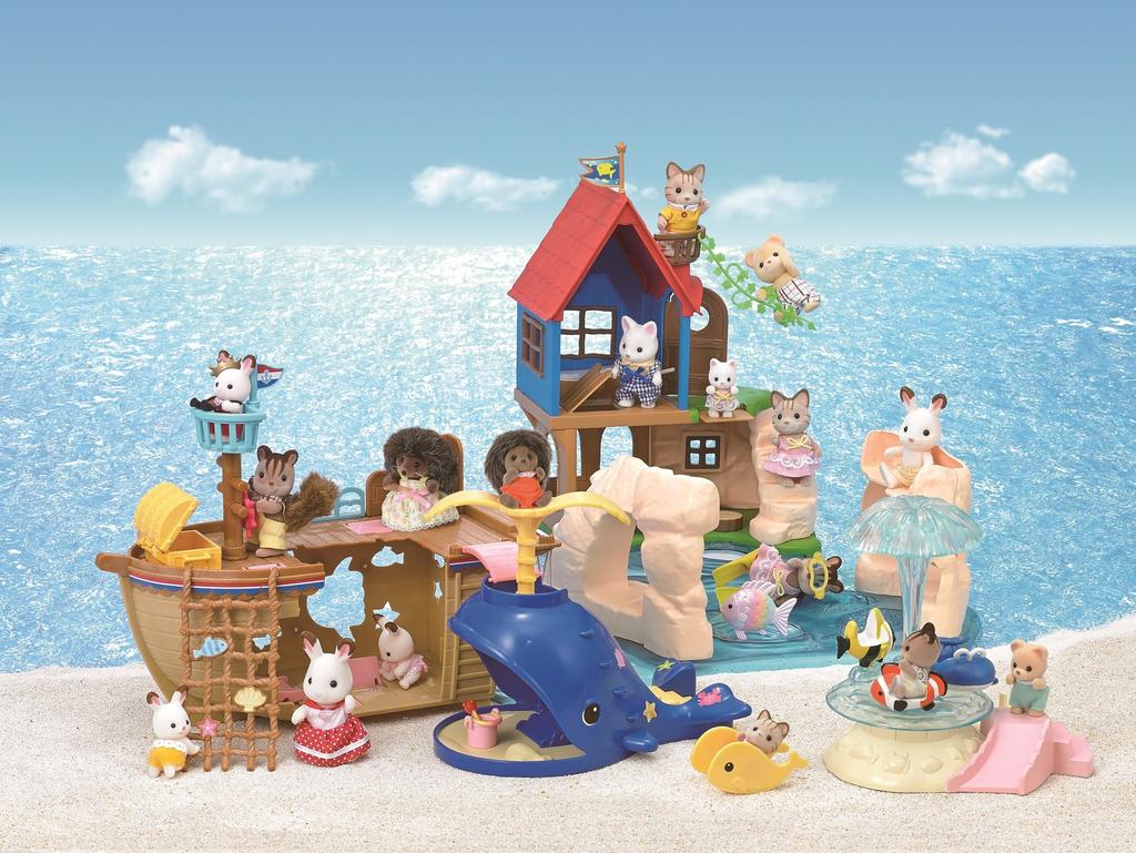 Rodinný výlet Sylvanian Families [kolotoč u moře] Co-59