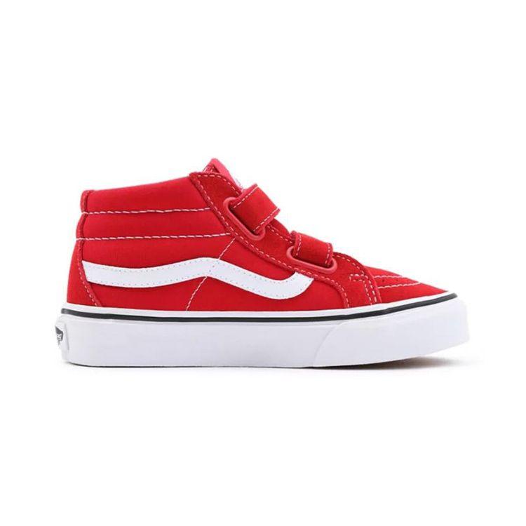 Vans Sk8-Mid Reissue V Kids Formula One Kids Sneakers Red True-White VN00018TH1N