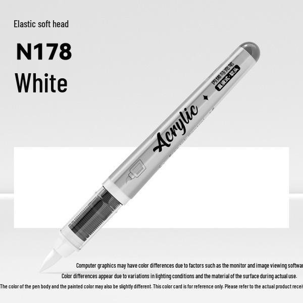 Jinzhi Liquid Acrylic Marker Pen - Soft Tip, Opaque, Large Capacity, Stackable Colors