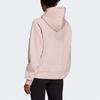 Adidas Solid Color Sports Hooded Jacket Women Outerwear Pink HE4156