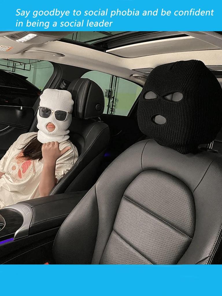 2026 Z8062 Universal Vehicle Headrest Cover - Compatible with Most Models