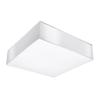 Square Ceiling Lamp, White, 55 Cm, HORUS 4xE27 15W, SL.0922, Sollux Lighting