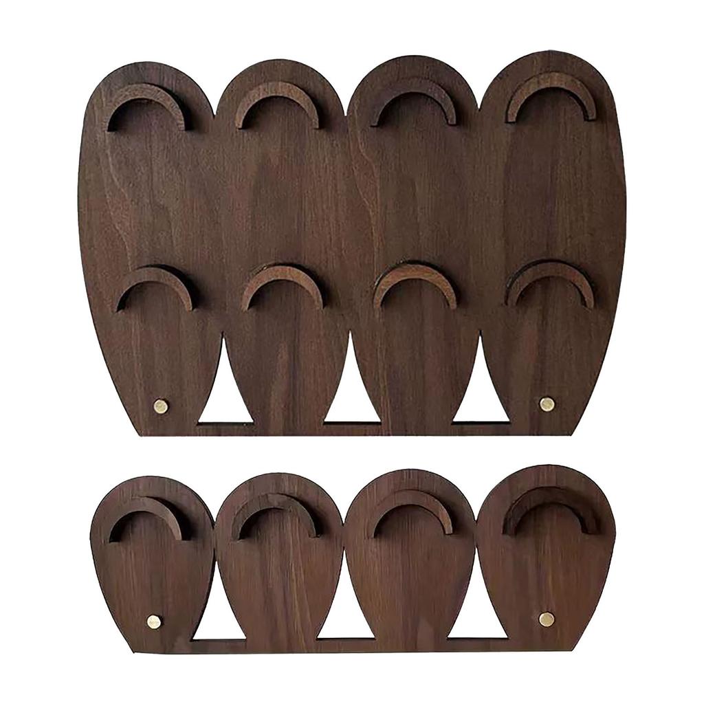 Multi-hole Designed Wooden Bracelet Display Stand, Jewelry Storage and Display Board, Niche Design Chinese-style Ornaments