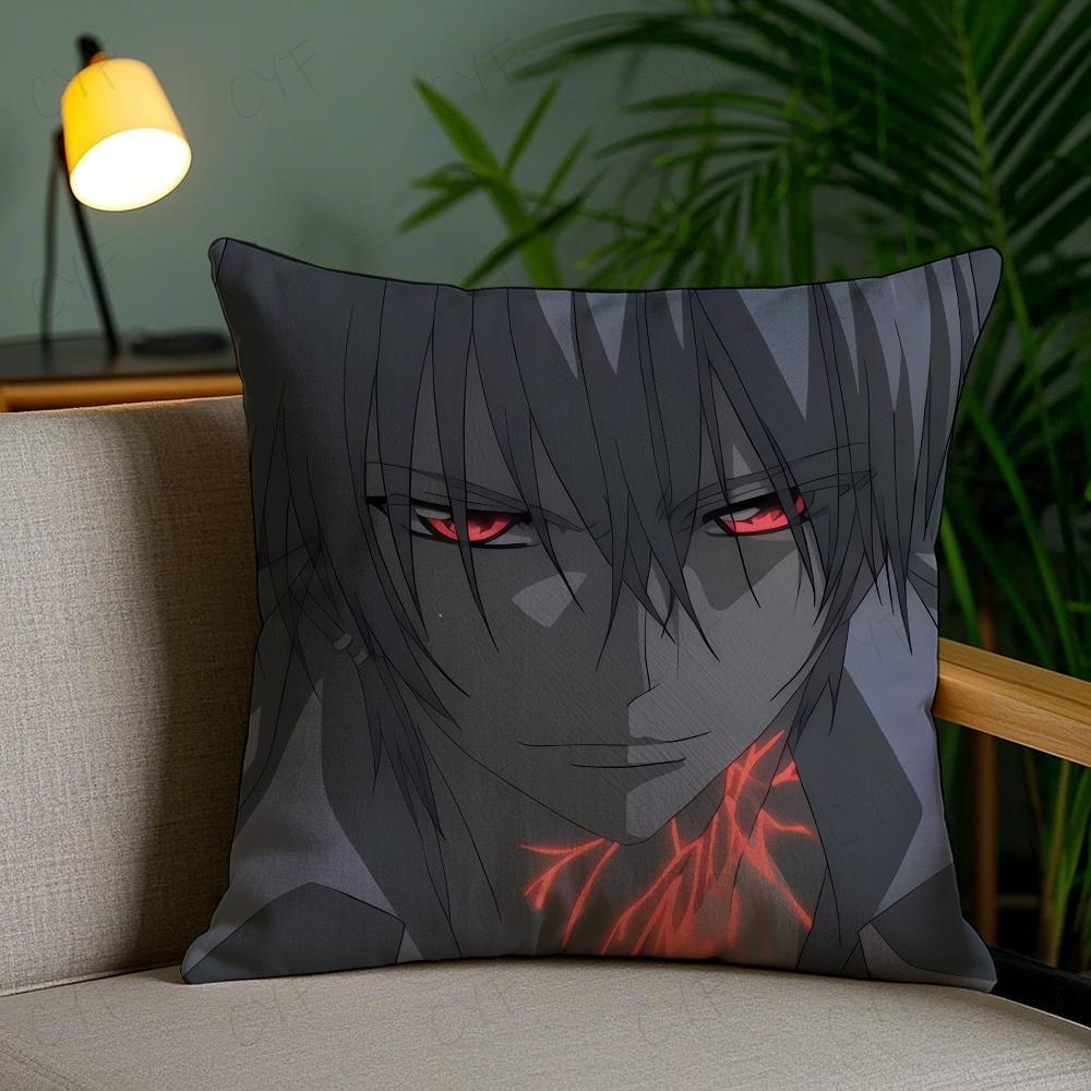 Vampire Knight Anime Pillow Case Anti-Dustmite Pillowcase Invisible Zipper Silky Short Plush Sofa Cushion Cover