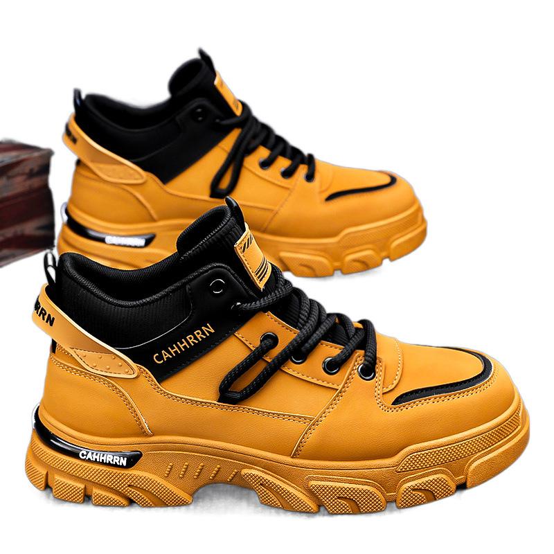Arbeitsversicherung Herbst Verschleißfest Füße Martin Stiefel Outdoor Sport Hoher Schaft