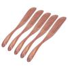 5PCS Wooden   Knife Jam Cheese Spreader Tableware for Japanese   for Bread Facial Mask