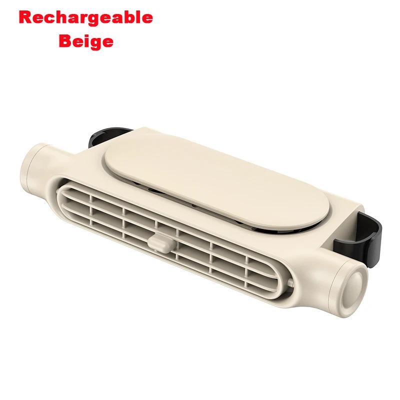 Portable Car Rear Seat Fan Car Fan Cooling Fan Electric Car Backrest Air Fan Car Headrest Air Conditioner Car Interior Fan