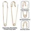 20pcs Large Safety Pins DIY Sewing Tools Needles Large Safety Pin Small Brooch Apparel Accessories 45/50/55/60/65/70/80/100mm