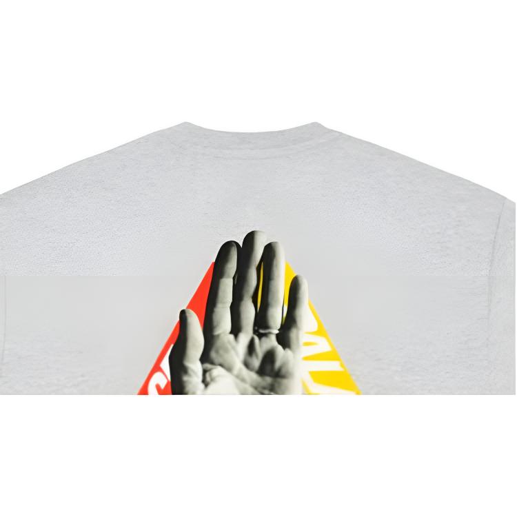 Palace Jcc+ Collaboration Ss25 Back Hand-Drawn Eye Logo Print Loose Fit Crew Neck Comfortable Short Sleeve T-Shirt Unisex T-Shirt P28JCCES005