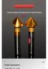 90° Titanium-Coated Chamfering Tool, Single/Three-Flute, 45° Countersink and Deburrer for Stainless Steel.