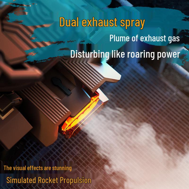 Gesture-Controlled Remote Tank with Water Bomb Launcher & Drift Spray