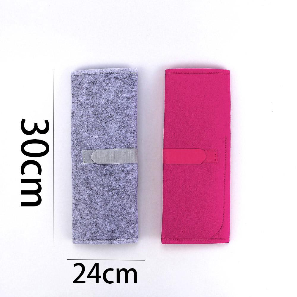 Package Protective Case Curler Rod Pouch Storage Bag Hair Straightener Bag Heat Resistant Bag