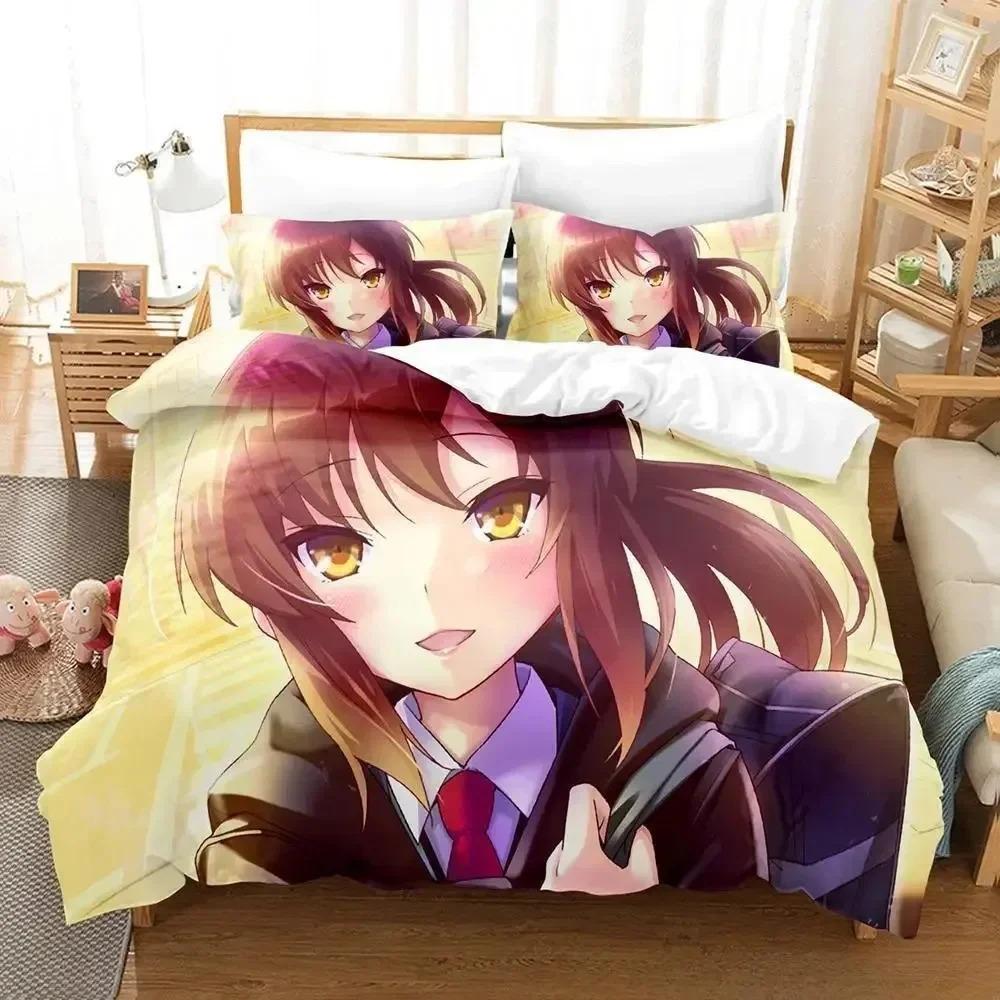 The Pet Girl Of Sakurasou Bedding Set Single Twin Full Queen King Size Bed Set Adult Kid Bedroom Duvet Cover Sets 3D Anime Bed