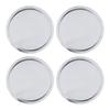 4PCS Wheel Center Caps 75mm Outer Diameter Scratch and Rain Proof Excellent Sealing for Vehicles Wheel Hub Cap