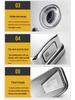 Wall-Mounted 304 Stainless Steel Soap & Sanitizer Dispenser for Bathroom, Kitchen, Hotel, Guest House, and Restaurant.