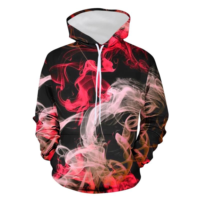 New Unisex 3D Graphic Hoodies Man Colorful Paint Abstract Style Cool Printed Pattern Casual Hoodie Trendy Hoodie Daily Wear Top