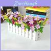Home Living Artificial Plant Set With Wooden Fence For Wedding Decor And Photo Props