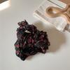 Keep Warm Pleated Printed Scarf Vintage Shawl Wrap Floral Cotton Linen Scarf