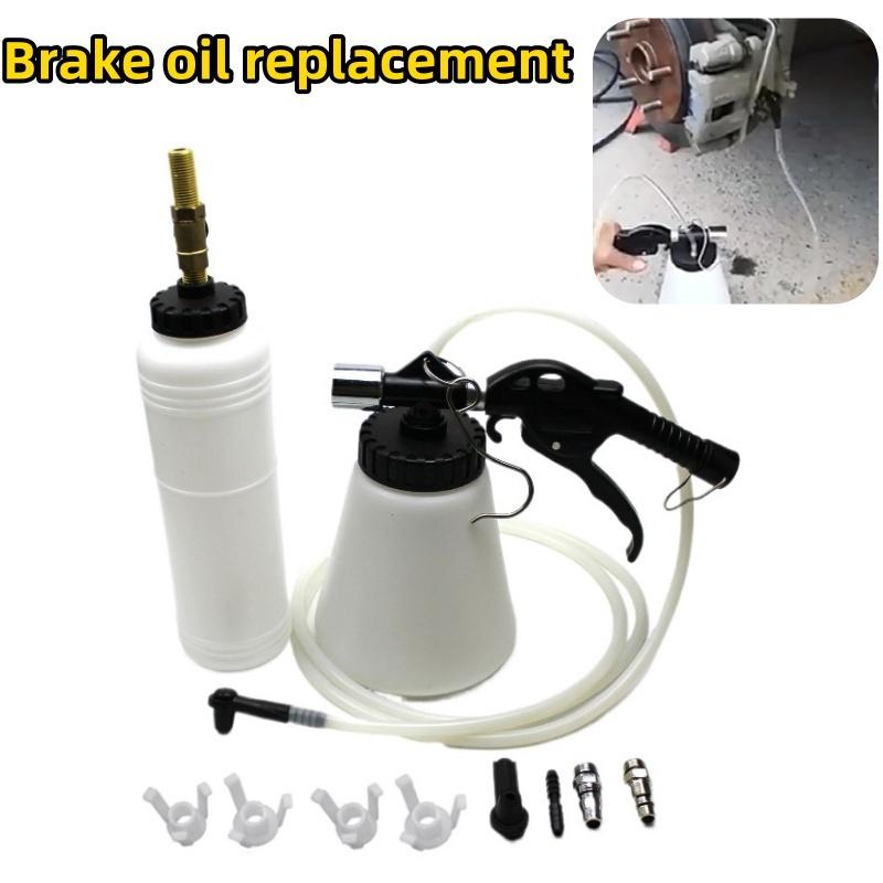 1L 0.75L Car Brake Bleeder Hydraulic Pumping Fluid Pump Kit Oil Change Purge Tank Tubes Repair Tool Truck Motorcycle Accessories