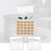 Reptile Breeding Box Animal Habitat Cage Professional Portable Tank Container for Turtle