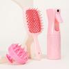 3-Piece Hair Care Set: Volumizing Styling Comb Scalp Massage Brush Spray Bottle Deep Cleansing