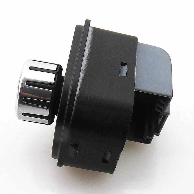 5ND959565B Brand New Chrome-plated Side Rearview Mirror Control Adjustment Switch Knob Golf MK5 MK6 Passat B6 Tiguan CC