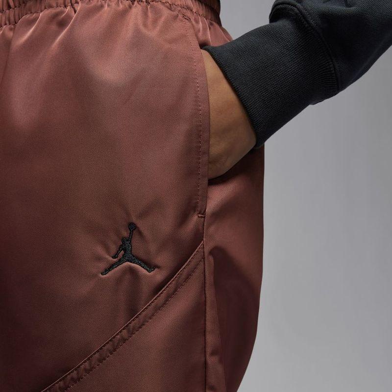 Jordan Brooklyn Logo Comfortable Versatile Loose Straight Leg Casual Pants Women pants Light-Brown Black HF9466-231