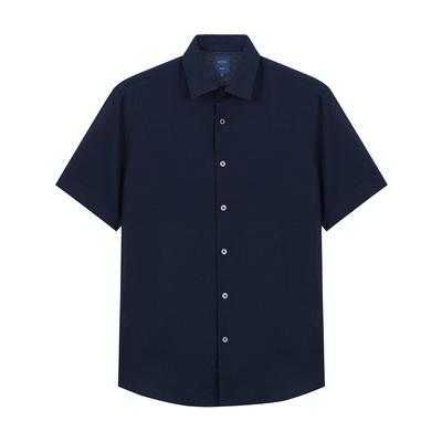 BASSOHOMME Poly Casual Short Sleeve Shirt (Wsy2Tt69A)