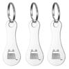 Rust Proof Metal Shopping Cart Trolley Tokens 1/3PCS Decorative Key Ring Keychain for Daily Grocery Trips Travel Use