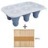 Silicone Popsicle Molds with Wooden Sticks