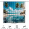 Cherry Blossom Printed Shower Curtain Vintage Asian Women Fashion Bath Decor Multicolored Waterproof Fabric Curtains For Home Ba