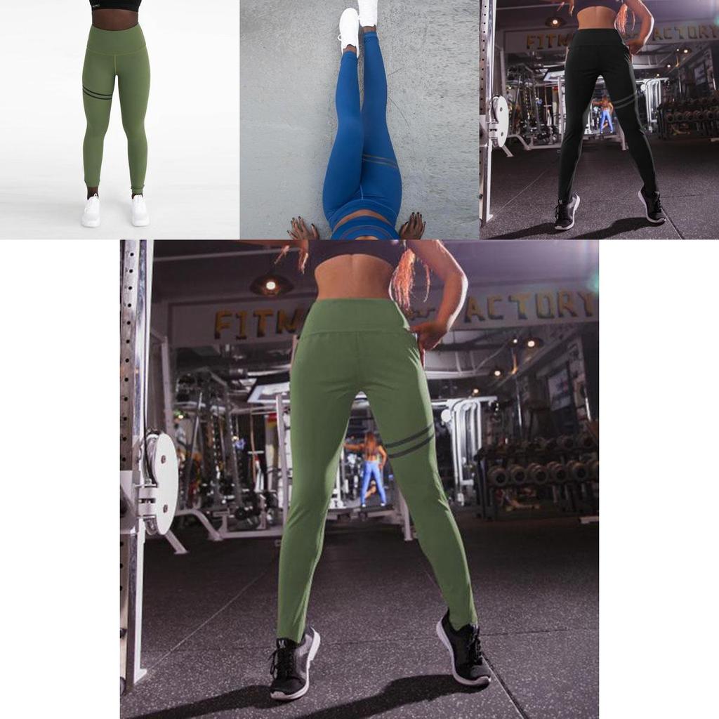 Fitness Women High Waist Push Up Polyester Leggings With Stylish Patchwork Design For Active Sports