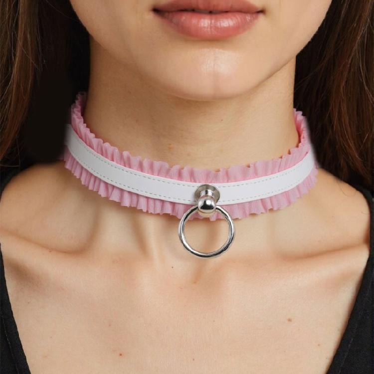 Premium Trimmed Lace Choker Adjustable Necklace For Fashion Enthusiasts Adults