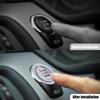 2Pcs/set Car Start Switch Button Sticker Rhinestone Ring Circle Trims Protective Cover Diamond Decorative Decal Auto Accessories