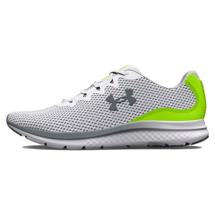 Under Armour Charged Impulse 3 White Green Men s 3025421-101 EU 43