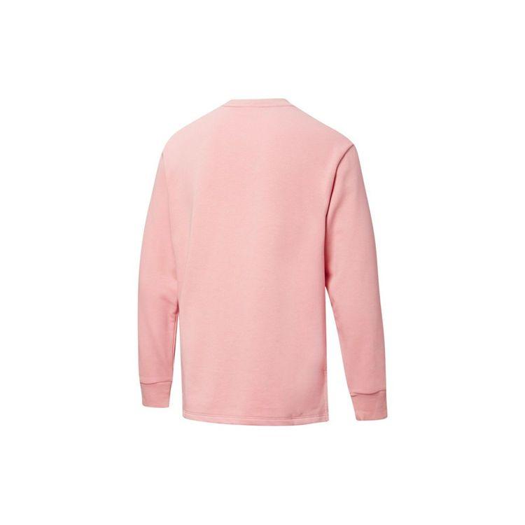 Puma Alphabet Print Loose Crew Neck Sweatshirt Men Tops Bridal-Pink 580905-14