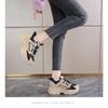 New Spring and Autumn Thick Soled Netizen Women's Interior Height Boosting Lightweight Sports Shoes Small Casual Shoes