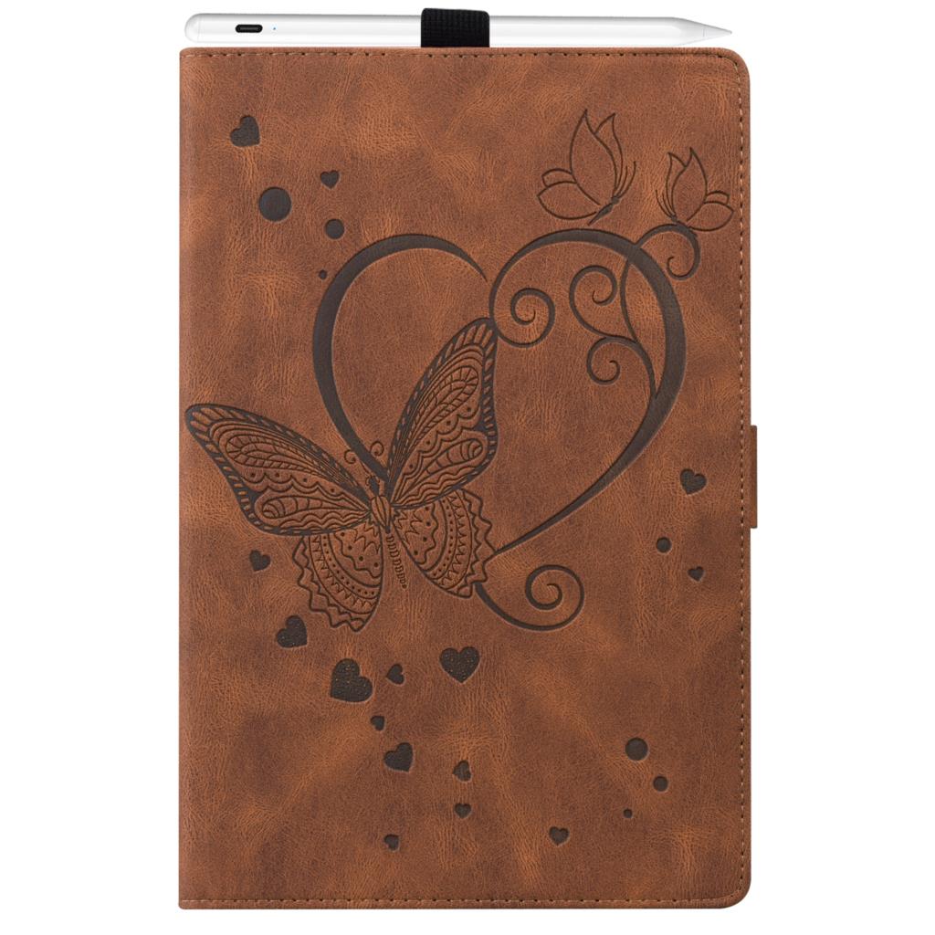 Pro Samsung Galaxy Tab S10 FE 10,9palcový 2025 SM-X520 SM-X526B Pouzdro 3D Motýl TPU Zadní Kryt Tabletu pro Galaxy S7 S8 S9 11palcový