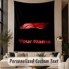 Custom Text Tapestry F1 Print Wall Tapestry Indoor Living Room Wall Decor