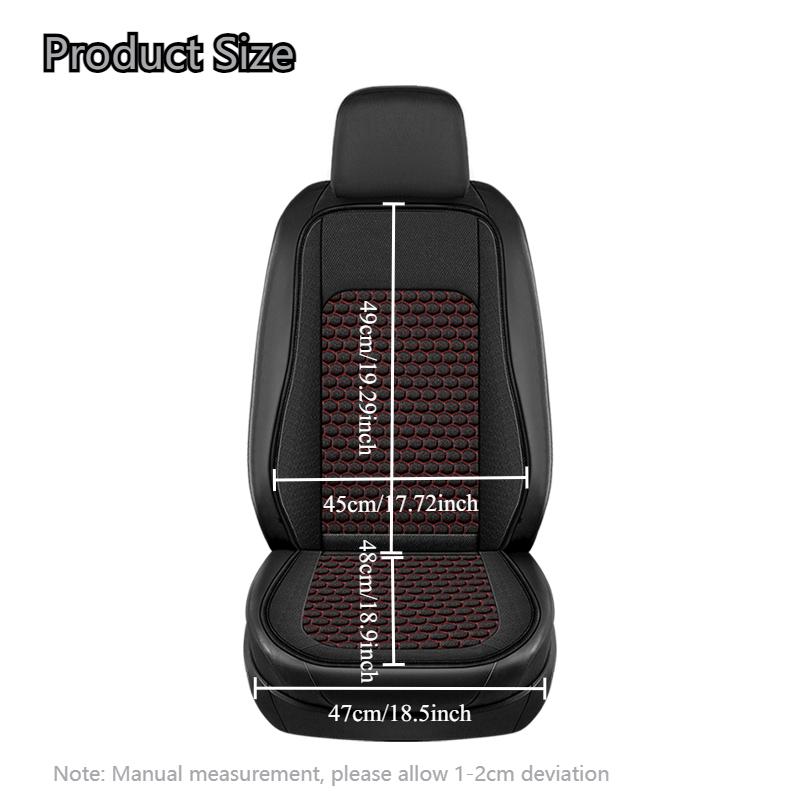 Hexagon Embossed Car Seat Cushion - Easy Installation (No Ties Needed), Breathable & Durable for All Seasons, Universal Fit