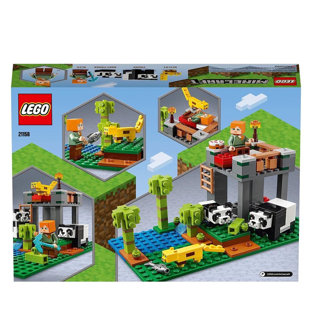 LEGO Minecraft Panda Nursery 21158 Toy Blocks Gift Animals City Building Boys Girls Ages 7+
