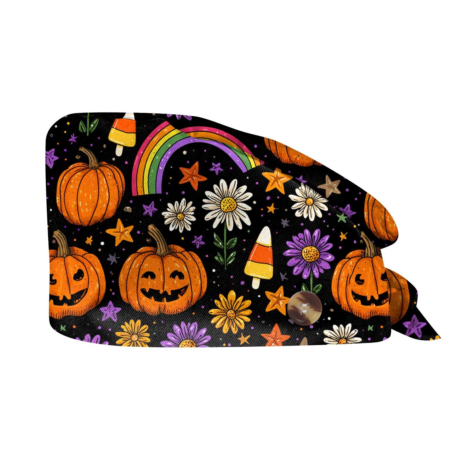 

Модная шляпа для работы на Хэллоуин с принтом Повседневная кепка с сумкой One Size