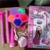 Cartoon Anime Kpop Girl Group Music Microphone Children's Toy with Lights Singing Function