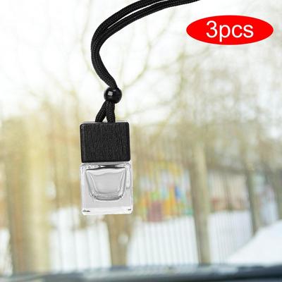 3 Stück Auto-Diffusorflaschen, leer, 8 ml, Auto-Anhänger, Büro, Heimdekoration, Innenzubehör