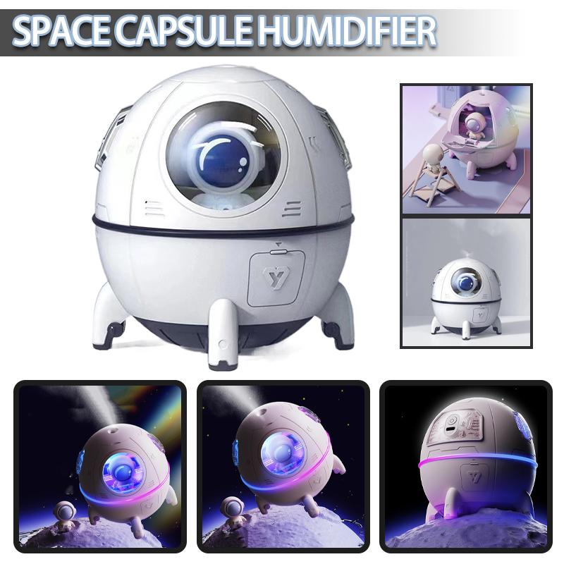

PDTO Космический капсульный увлажнитель 220 мл USB Ультразвуковые тихие увлажнители воздуха Ночной свет