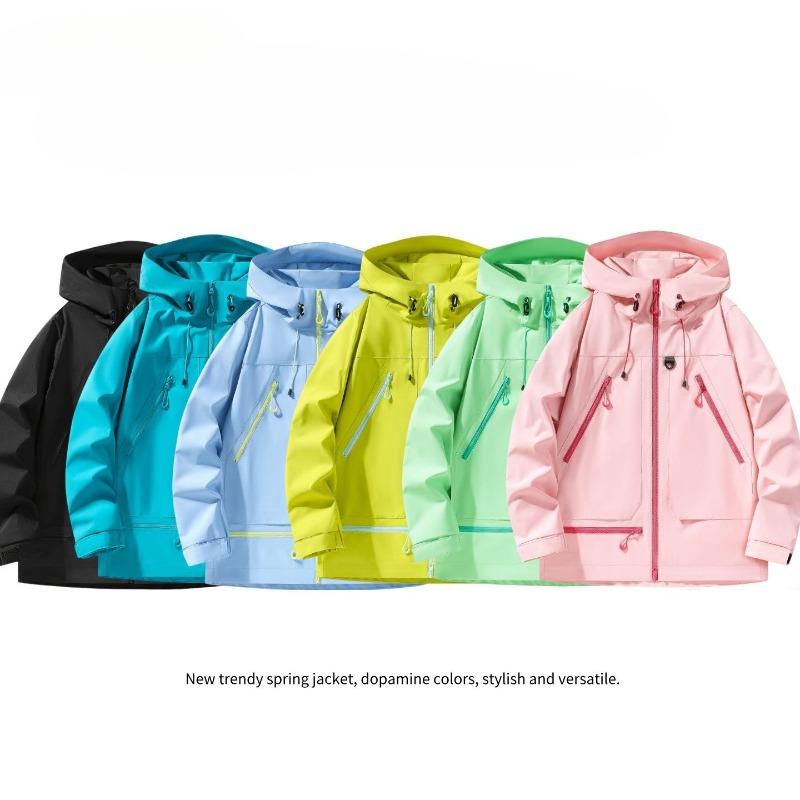 American Retro Outdoor Windproof Coat Unisex Comfortable Breathable Outer Jacket