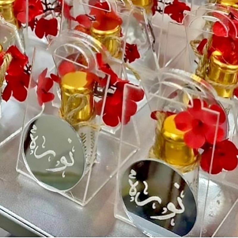 20 Stück Transparentes Acryl Dim Sum Schokolade Handtasche Handbox Geschenk Handheld Box Festival Party Kleines Geschenk Dekoration Regale