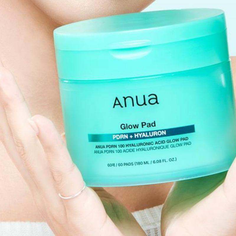 Anua PDRN 100 Hyaluronic Acid Glow Pad 60 Pads