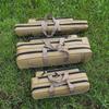 A1R Mini Multi-Layer Fishing Rod Bag - Canvas Gear Bag for Ice & Standard Fishing